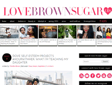 Tablet Screenshot of lovebrownsugar.com